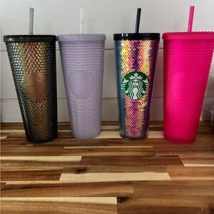 Starbucks Tumbler Set - Black, Purple, Multicolor, Pink
